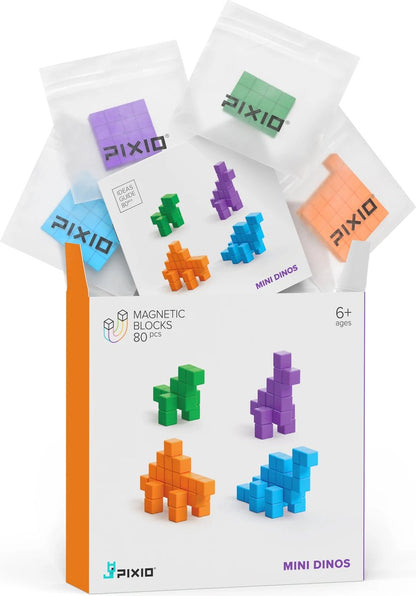 Pixio Magnetic blocks - Mini dinos